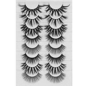 8 Pairs 3D cils