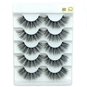 8 Pairs 3D cils